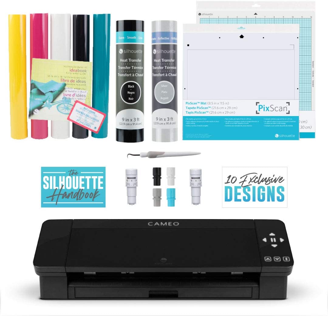 Silhouette Cameo 3 Bundle Touch Screen, Bluetooth, Auto Blade