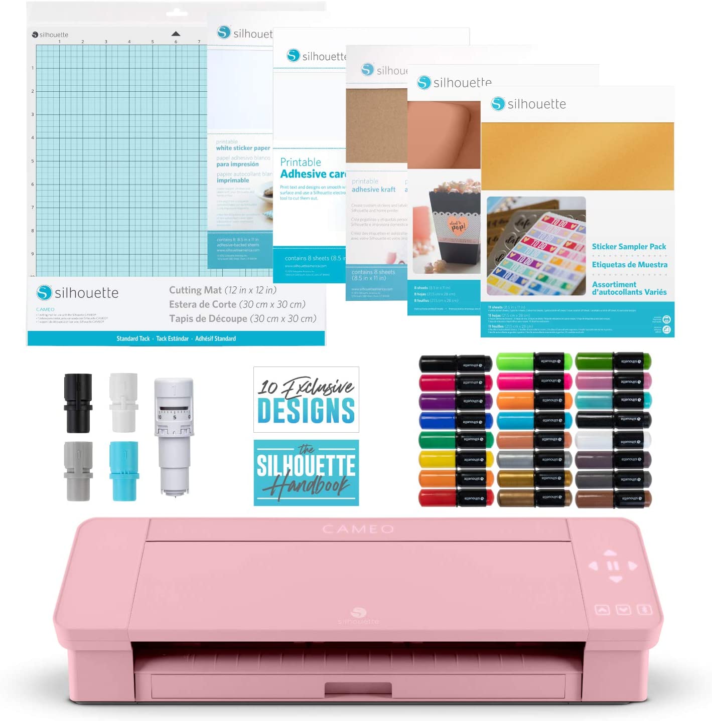 Silhouette Cameo 4 - Pink Crafts Bundle