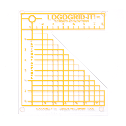 Graphic Alignment System with Tee Square It! and Logo GRID It!